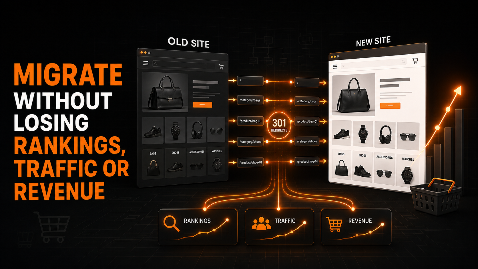 How Do You Migrate an E-commerce Website Without Losing Rankings, Traffic or Revenue?